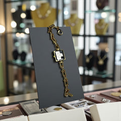 Montre Dorée Femme – Cadran Bleu