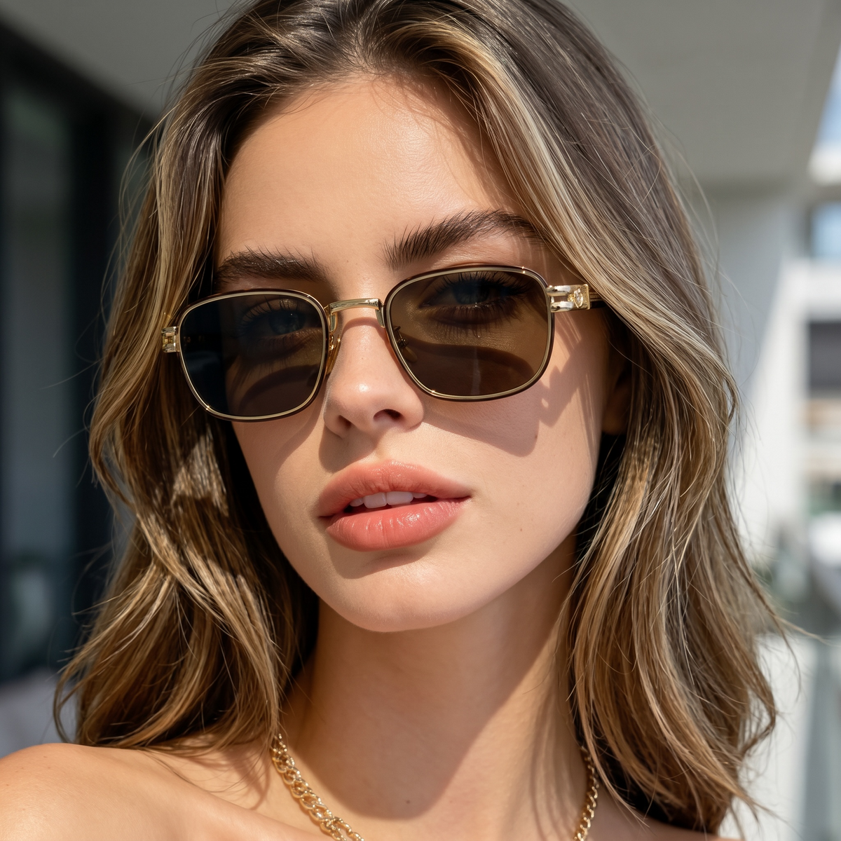 Lunettes Femme UV400 – Riviera Brown
