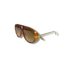 Lunettes Femme Oversize UV400 – Brown Radiance
