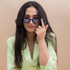 Collection géométrique – Lunettes ovales au design audacieux et coloré
