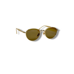 Lunettes de Soleil Unisexe Round-Oval – Brown Gold Edition