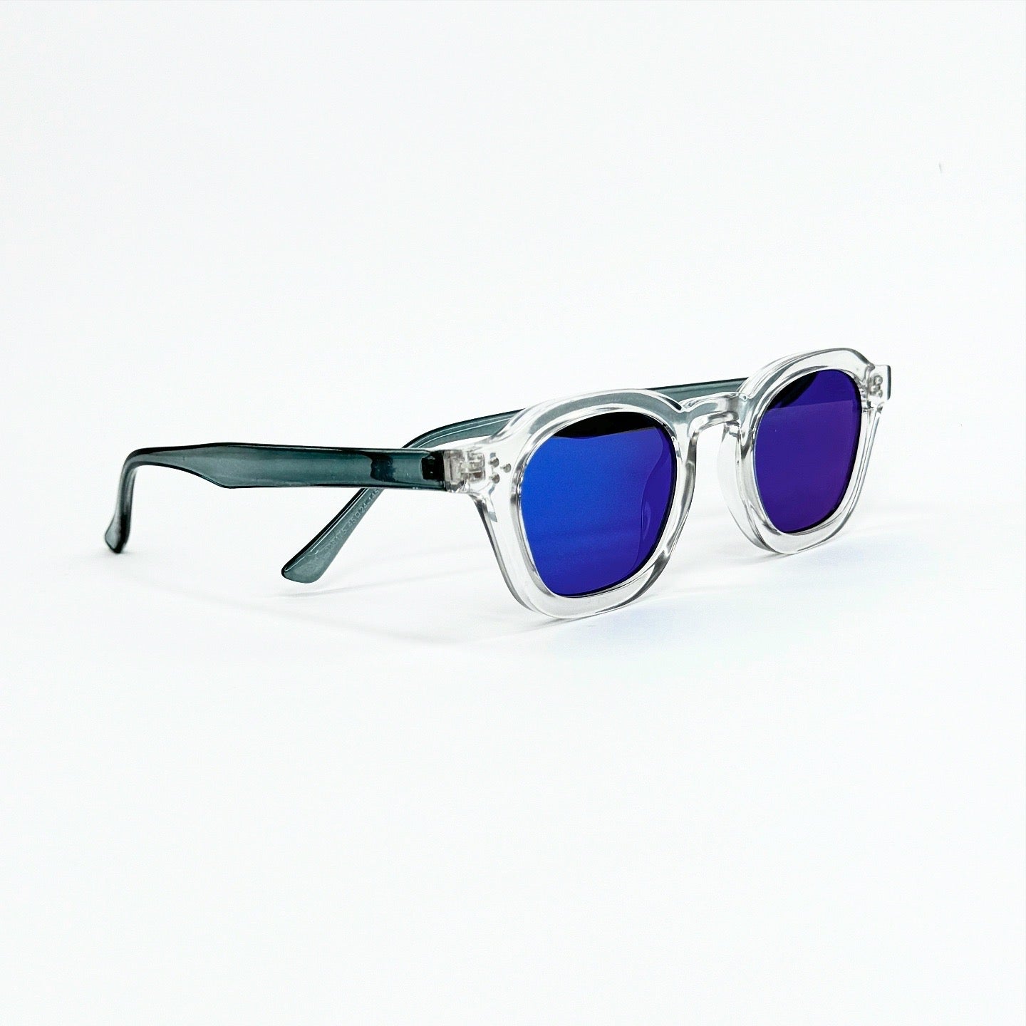 Lunettes de soleil unisexe – Monture épaisse avec verres colorés