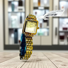 Montre Pandora Dorée – Cadran Carré à Chiffres Romains