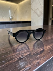 Lunettes Homme Rondes Noir Dégradé