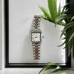 Montre Rolex Carrée – Acier & Or