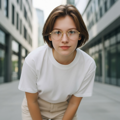 Lunettes de Vue Femme – Prada Round Gold & Black