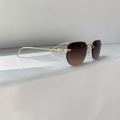 Lunettes Homme Marron Dégradé