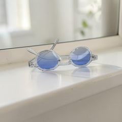 Lunettes Femme Bleu Ice – Vibe Clean