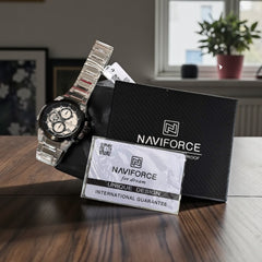 Naviforce – Chrono Silver & Black