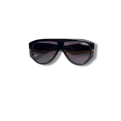 Lunettes Femme Oversize UV400 – Noir Dégradé Prestige