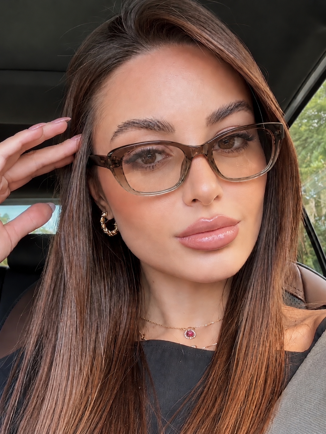 Mocha Glow — Marron Transparent — Femme
