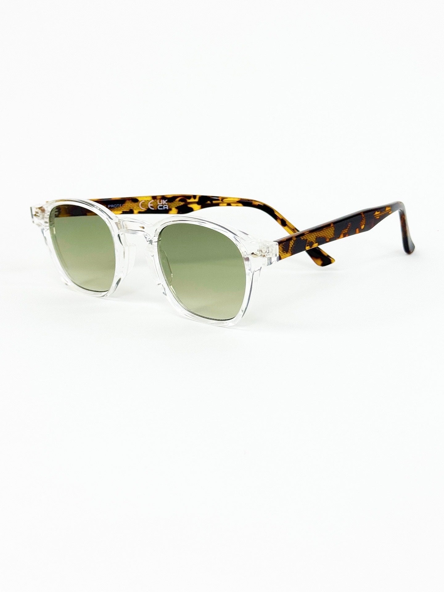 Collection tendance – Monture carrée rétro et verres colorés