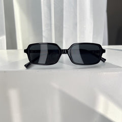 Lunettes de soleil rectangulaire noires