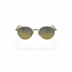 Lunettes de Soleil Femme Round-Oval – Olive Gold Gradient Edition