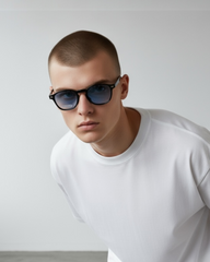 Lunette Noire & Bleu Chic