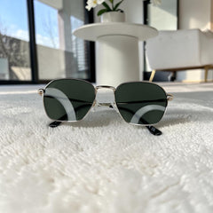 Lunettes Hexagonales Vert G15 Homme