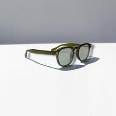 Lunettes Unisexe Photochromiques – Olive Crystal Edition