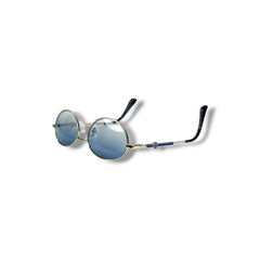 Lunettes de Soleil Homme Oval – Ice Blue Silver