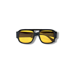 Lunettes de Soleil Unisexe Oversized – Black Orange Edition