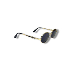 Lunettes de Soleil Unisexe Oval – Black Gold Elite
