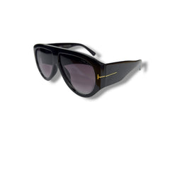 Lunettes Femme Oversize UV400 – Noir Dégradé Prestige