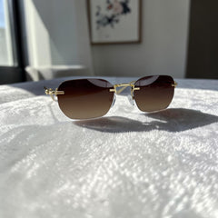 Lunettes Homme Marron Dégradé