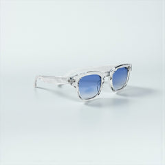 Lunettes transparentes – Verres bleus dégradés