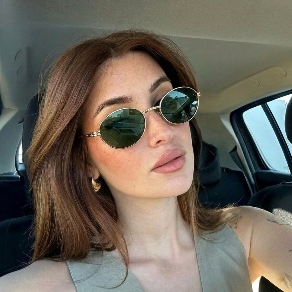 Lunette Femme Vintage Green