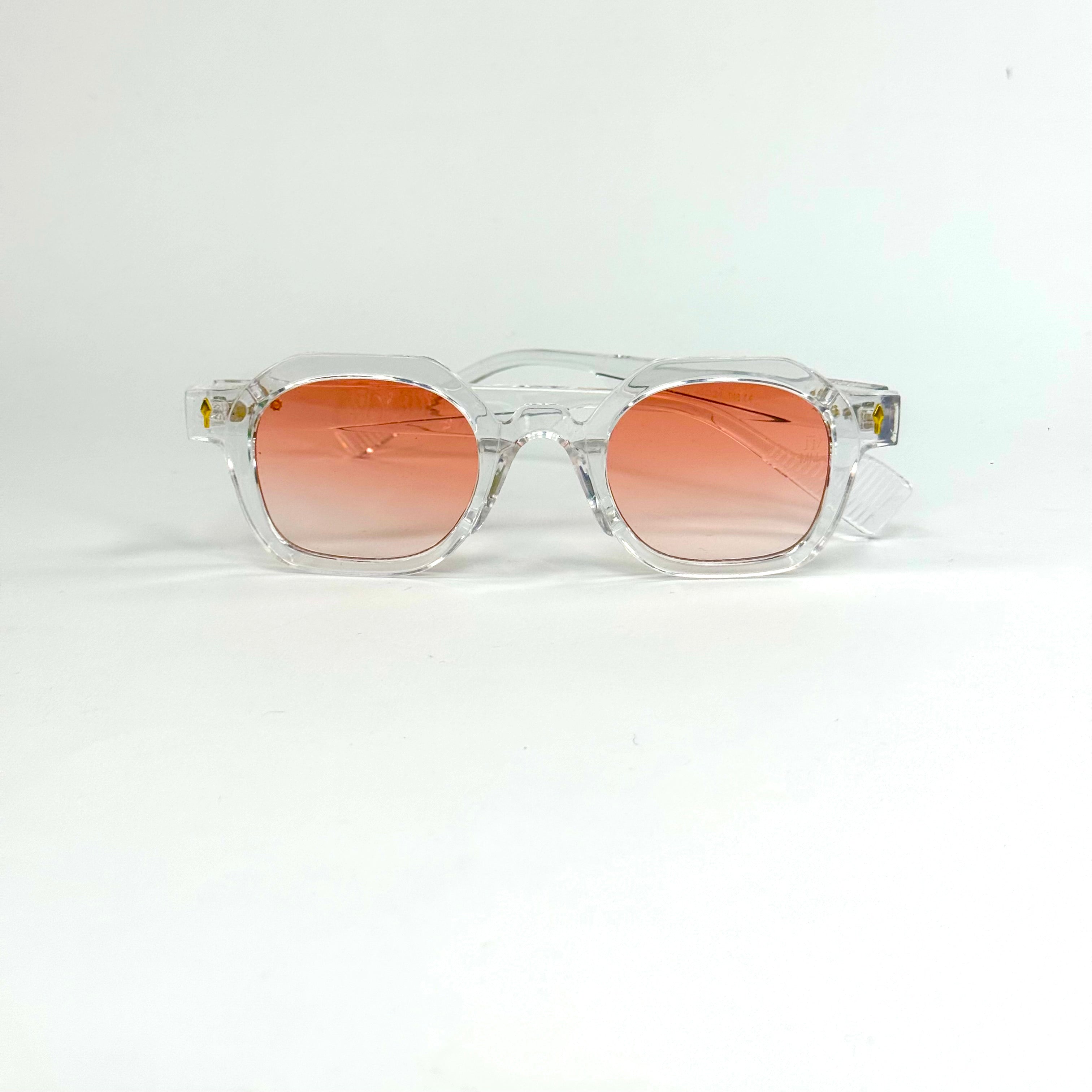 🕶 Lunettes solaires – Monture transparente, style affirmé
