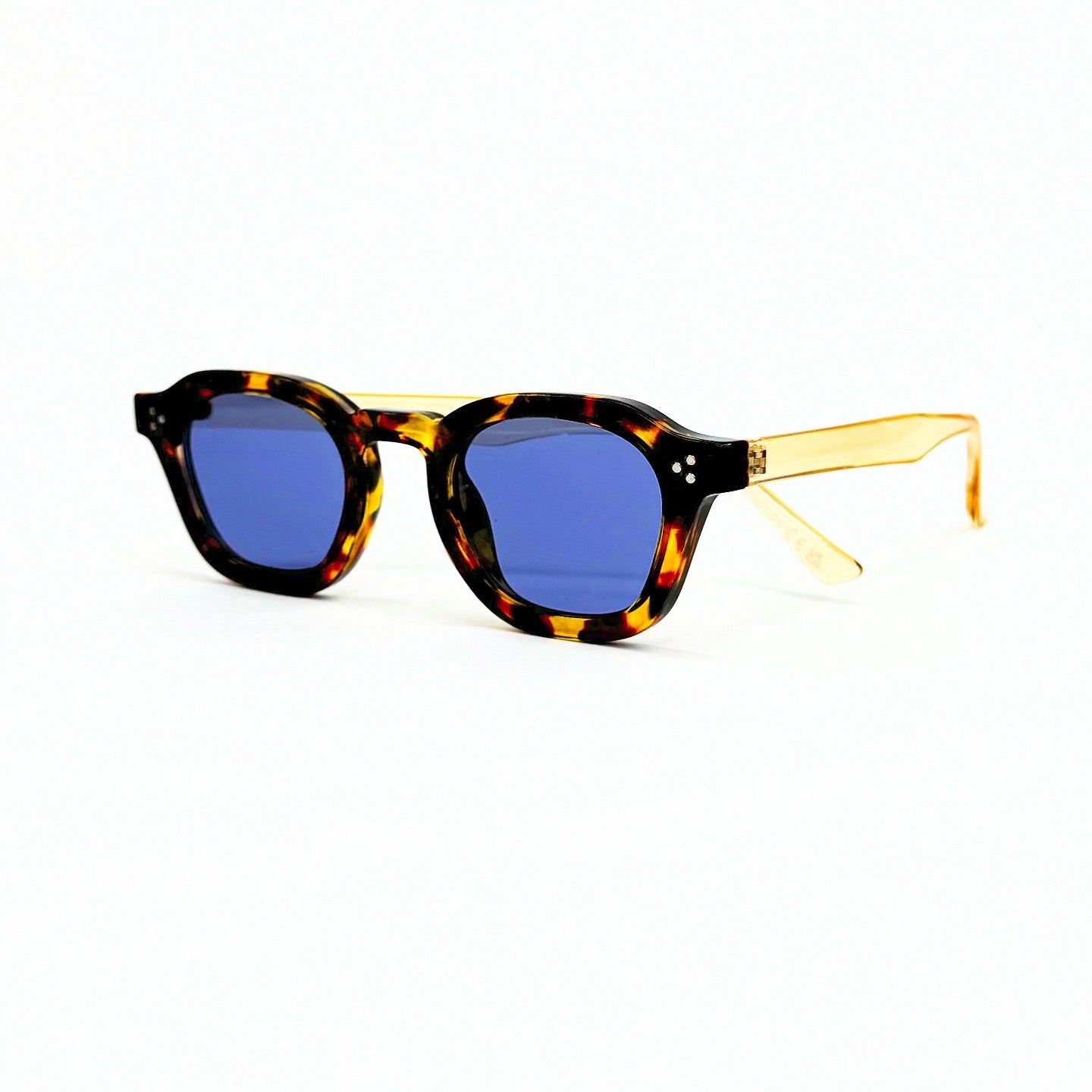 Lunettes de soleil unisexe – Monture épaisse avec verres colorés