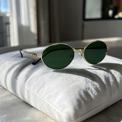 Lunette Femme Retro Green