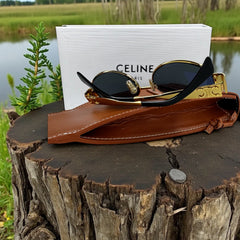 Lunettes de soleil femme – Céline CL40272 Doré & Noir