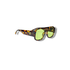Lunettes de Soleil Femme Oversized – Tortoise Olive Green Edition