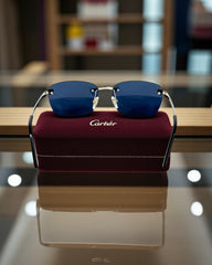 Cartier – Élégance Bleue & Argent 💎