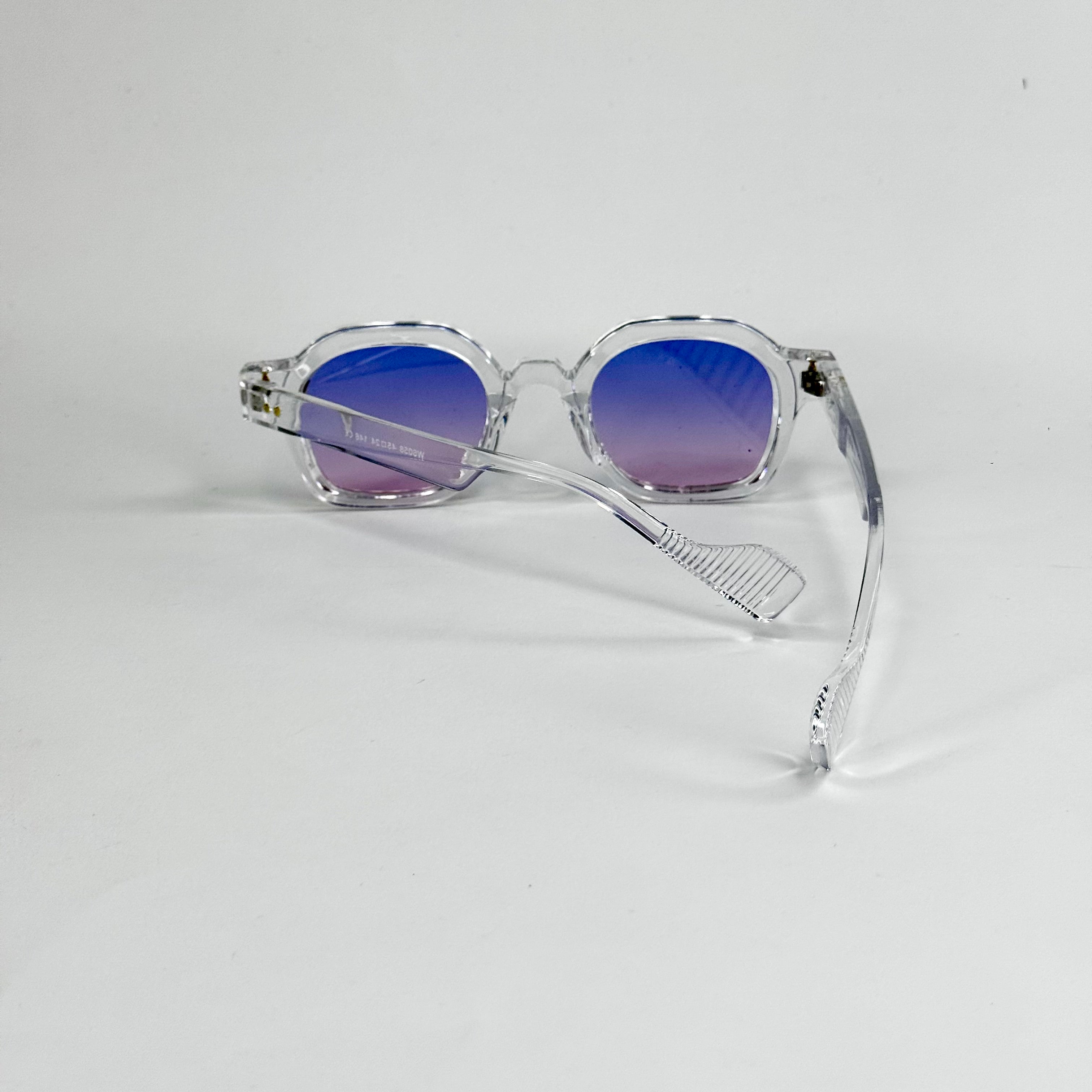 🕶 Lunettes solaires – Monture transparente, style affirmé