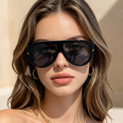 Lunettes Femme Oversize Luxe – Black Edition 2026