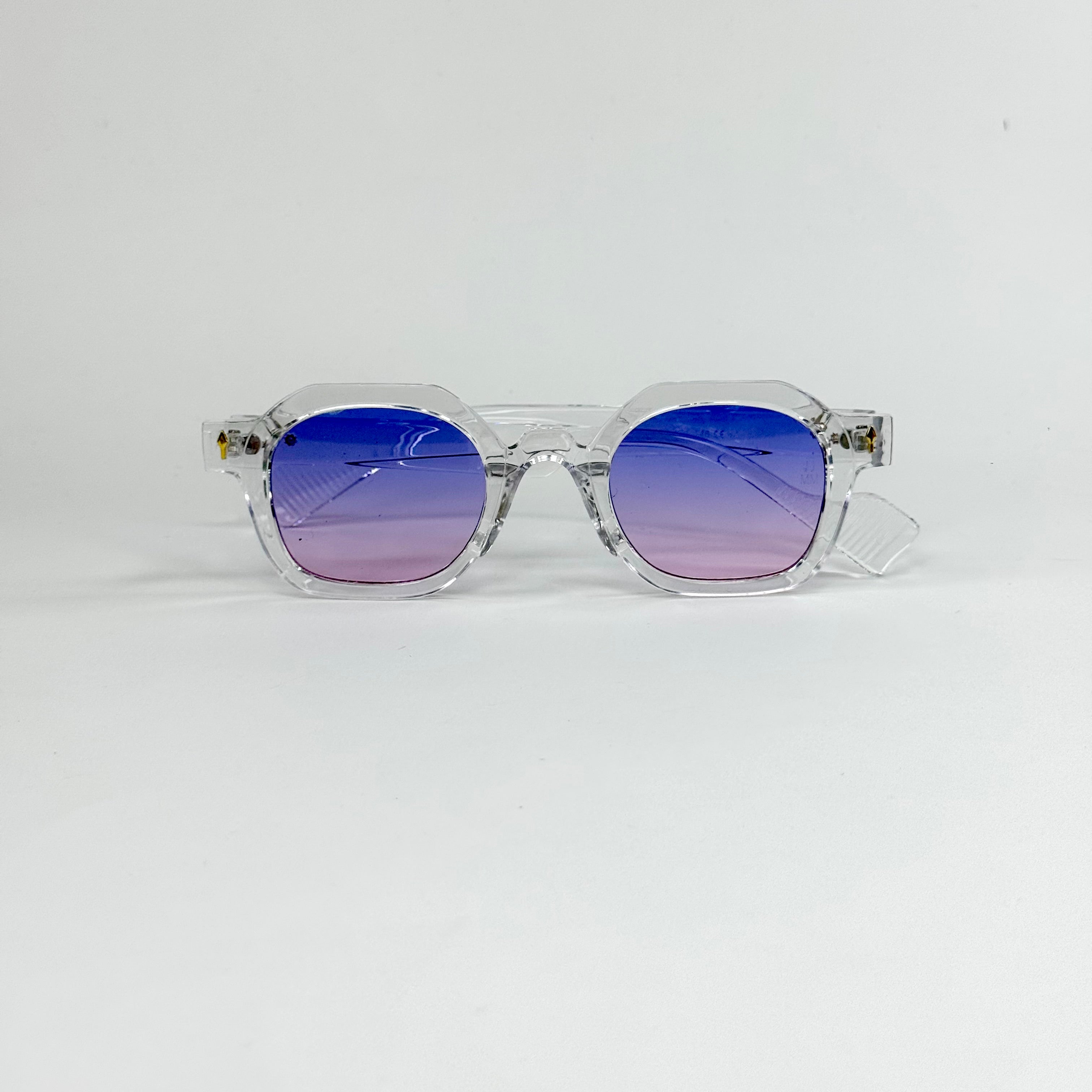 🕶 Lunettes solaires – Monture transparente, style affirmé