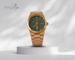 Élégance Dorée/vert – Tissot PRX Quartz