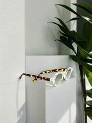 Lunettes Rondes Cristal – Verres Dégradés Vert Élégance