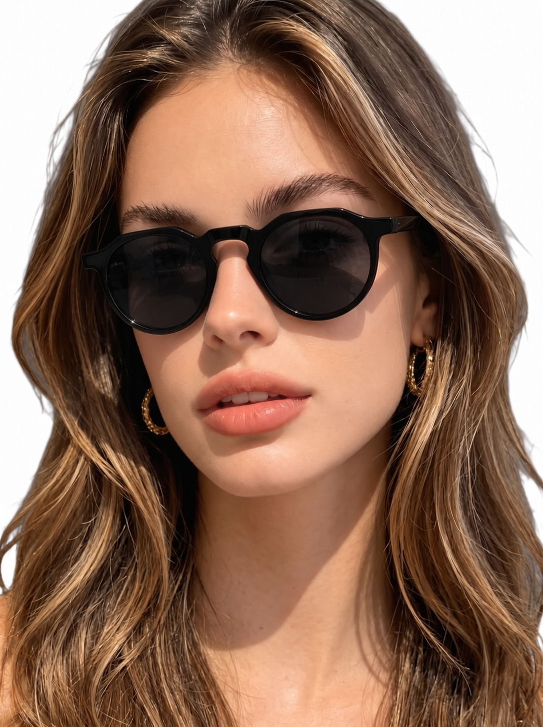 Black Diva – Lunettes Arrondies Noires – Femme