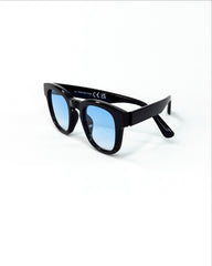 Lunettes de soleil tendance au style rétro avec verres teintés