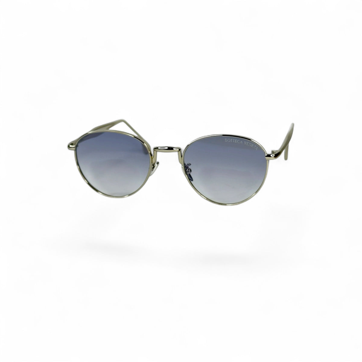 Lunettes Unisexe Round Cat-Eye – Silver Blue Edition