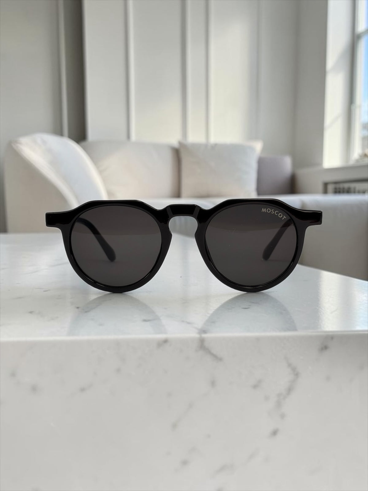 Black Code – Lunettes Arrondies Noires – Unisexe