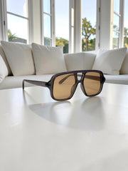 Brown Aviator — Protection UV400 — Femme